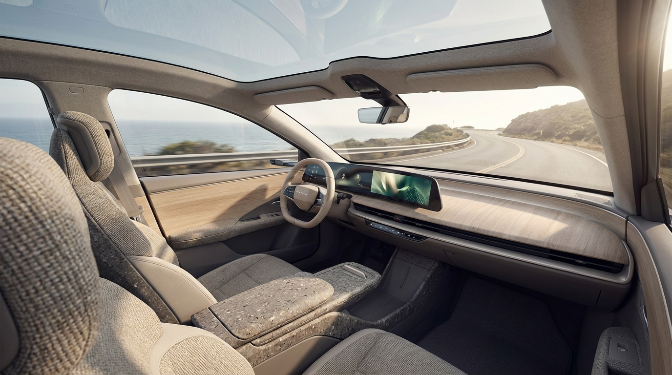 Interiores Veganos e Biomateriais na Nova Geração de Veículos Sustentáveis