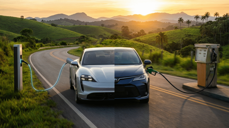 Híbrido Plug-in ou 100% Elétrico: O Dilema da Autonomia no Brasil
